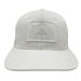 Maine Flag All White Trucker Hat SHOP ROGUE WEAR Hats Color-White