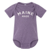 Infant Maine Made Onesie SHOP ROGUE WEAR baby 12-Mos-Wisteria-Blackout