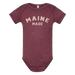 Infant Maine Made Onesie SHOP ROGUE WEAR baby 12-Mos-Vintage-Burgundy