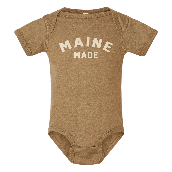 Infant Maine Made Onesie SHOP ROGUE WEAR baby 12-Mos-Vintage-Coyote