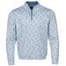 Ski Mountain Majesty Lightweight Performance 1/4 Zip SHOP ROGUE WEAR Crewneck 2XL-Light-Blue