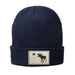 Maine Moose Flag Fleece-Lined Knit Beanie ROGUE LIFE Co. Beanies Navy