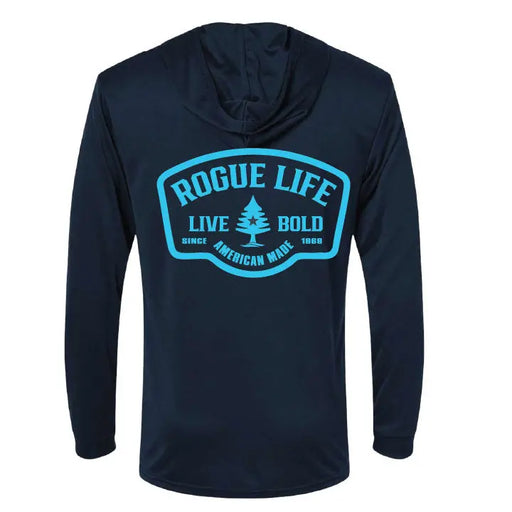 Live Bold Hooded UPF 50+ Long Sleeve SHOP ROGUE WEAR Long Sleeve