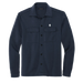 Double Knit Shirt Jacket SHOP ROGUE WEAR OUTERWEAR 3XL-Navy