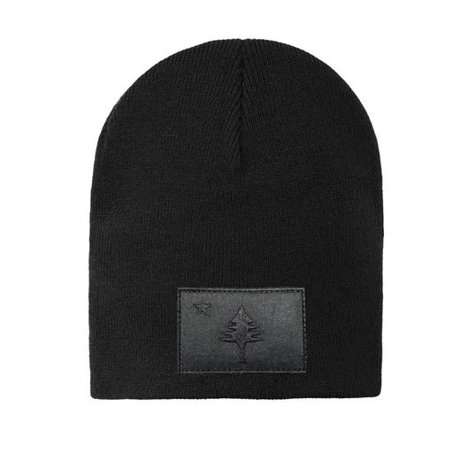 ME Flag Black Patch Knit Skull Beanie SHOP ROGUE WEAR Beanies