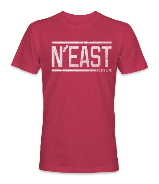 N'East T-Shirt SHOP ROGUE WEAR T-shirt 3XL-Heather-Red