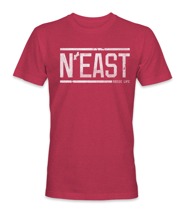 N'East T-Shirt SHOP ROGUE WEAR T-shirt 3XL-Heather-Red