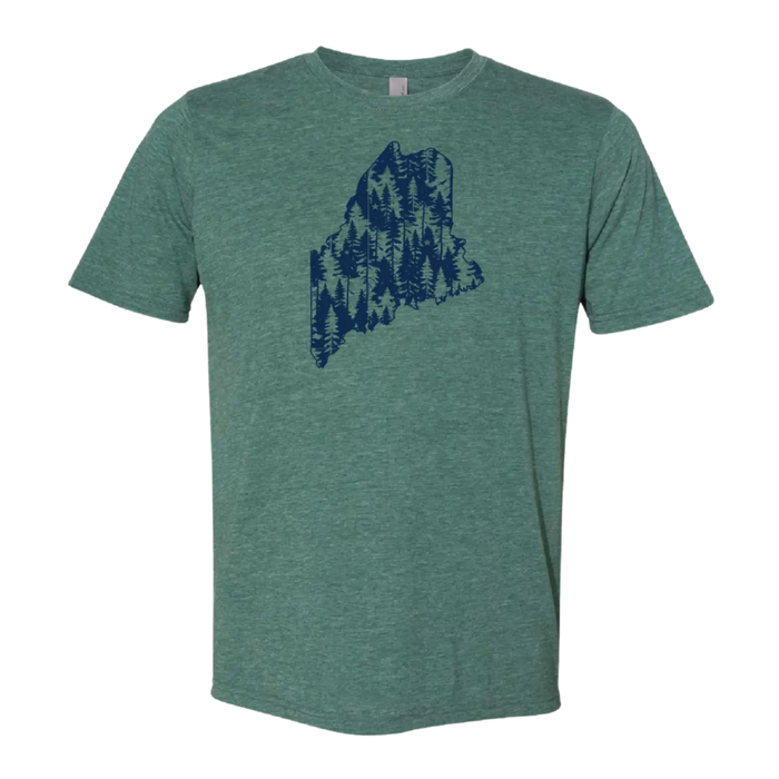 Pine State T-Shirt SHOP ROGUE WEAR T-shirt 3XL-Heather-Forest