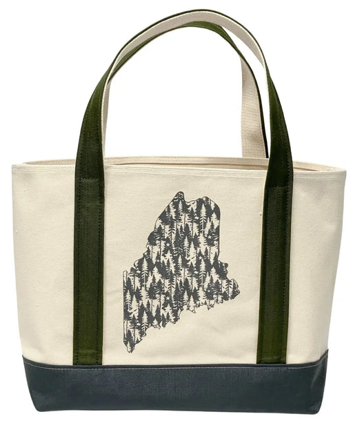 Pine State Tote Bag SHOP ROGUE WEAR Bags Large-Moss-Standard