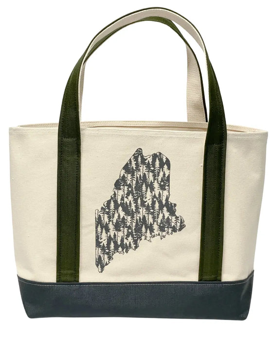 Pine State Tote Bag SHOP ROGUE WEAR Bags Large-Moss-Standard