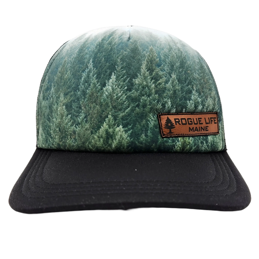 Rogue Life Trees Foam Trucker SHOP ROGUE WEAR Hats Color-Black