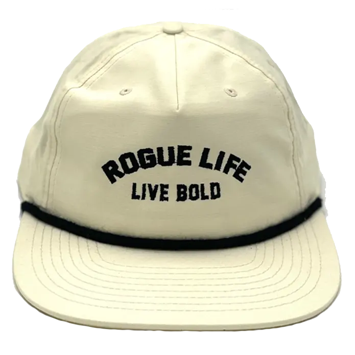 Live Bold Rope Rope Hat SHOP ROGUE WEAR Hats Stone