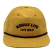 Live Bold Rope Rope Hat SHOP ROGUE WEAR Hats Mustard