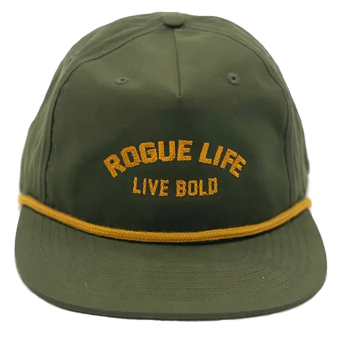 Live Bold Rope Rope Hat SHOP ROGUE WEAR Hats MOSS