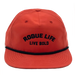 Live Bold Rope Rope Hat SHOP ROGUE WEAR Hats Color-RUST