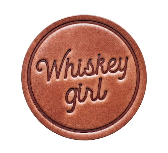 Leather Coasters ROGUE LIFE MAINE