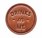 Leather Coasters ROGUE LIFE MAINE