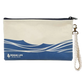Taste the Seas Zipper Pouch Wristlet ROGUE LIFE MAINE  Size-LG