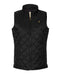 Women's Diamond Quilted Vest SHOP ROGUE WEAR OUTERWEAR 2XL-Black