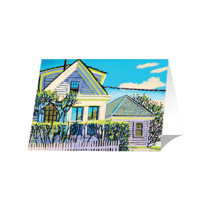 Wade Zahares Maine Artist Greeting Card Sets SHOP ROGUE WEAR Accessories Pruning-the-Wisteria