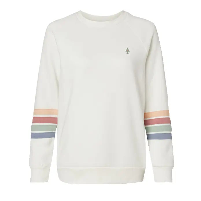 Women's Quad Stripe Crewneck SHOP ROGUE WEAR Crewneck 2XL-Ivory