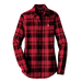 Women's Plaid Flannel Shirt Red SHOP ROGUE WEAR Flannel Shirt 3XL-Red