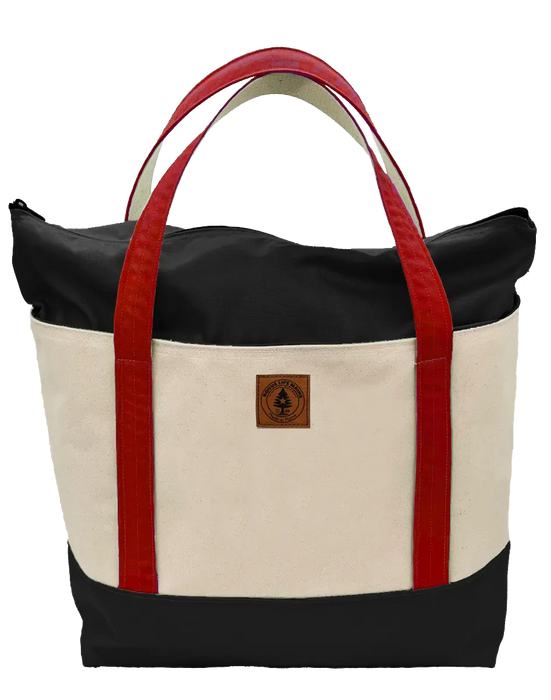 Rogue Life Maine Original XL Tote Bag SHOP ROGUE WEAR Bags Color-Black-Red