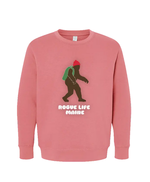 Youth Backpack Bigfoot Crewneck SHOP ROGUE WEAR Crewneck Y-XL-Mauvelous