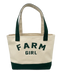 Farm Girl Canvas/Forest Large Tote SHOP ROGUE WEAR Bags