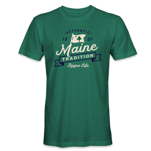 Maine Tradition Vintage T-Shirt SHOP ROGUE WEAR T-shirt 3XL-Nordic-Green