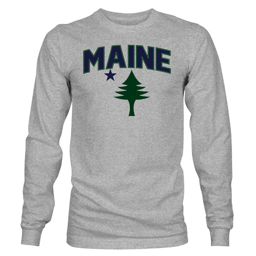 Maine Arch Long Sleeve SHOP ROGUE WEAR Long Sleeve 3XL-Heather-Grey