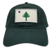 Maine Flag Patch Twill Hat SHOP ROGUE WEAR Hats Hunter-Green