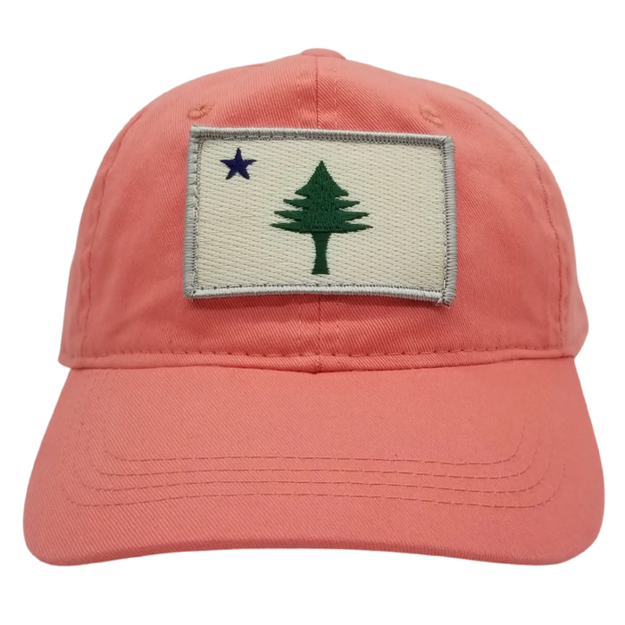 Maine Flag Patch Twill Hat SHOP ROGUE WEAR Hats Melon