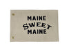 Maine Sweet Maine Canvas Flag Rogue Life Maine Decor