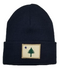 Maine Flag Fleece-Lined Knit Beanie SHOP ROGUE WEAR Beanies Navy