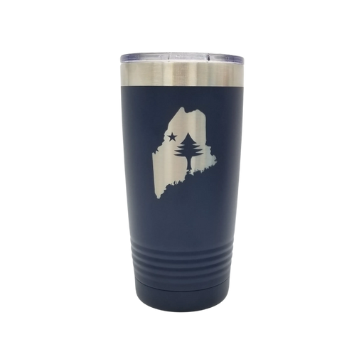 State of Maine/Maine Flag Large Insulate Tumbler SHOP ROGUE WEAR Accessories Navy