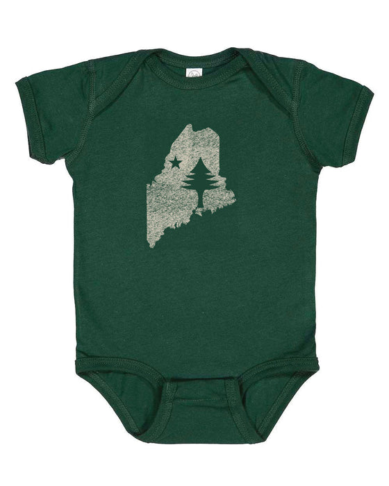Infant Maine State Flag Onesie