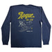 Ski 1969 Long Sleeve Shirt SHOP ROGUE WEAR Crewneck 3XL-Navy