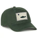 Maine Flag Trout Patch Twill Hat SHOP ROGUE WEAR Hats Color-Forest-green