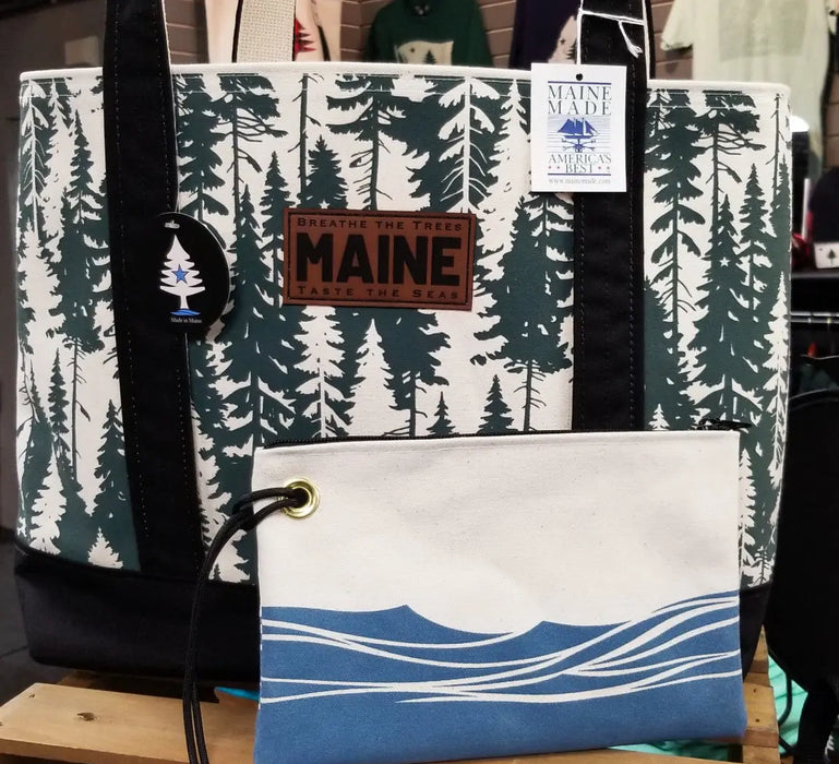 Taste the Seas Zipper Pouch Wristlet ROGUE LIFE MAINE
