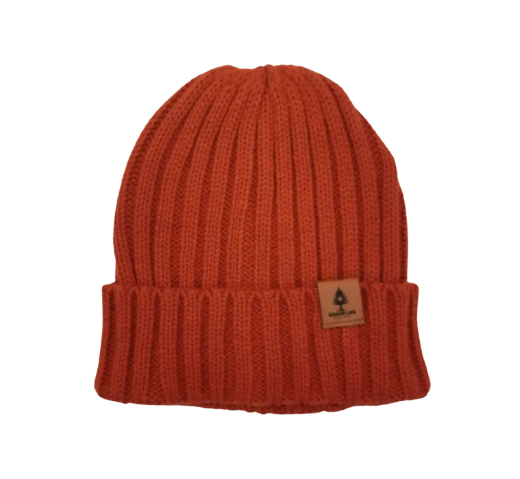 Cable Knit Hat SHOP ROGUE WEAR Hats Rust-Orange