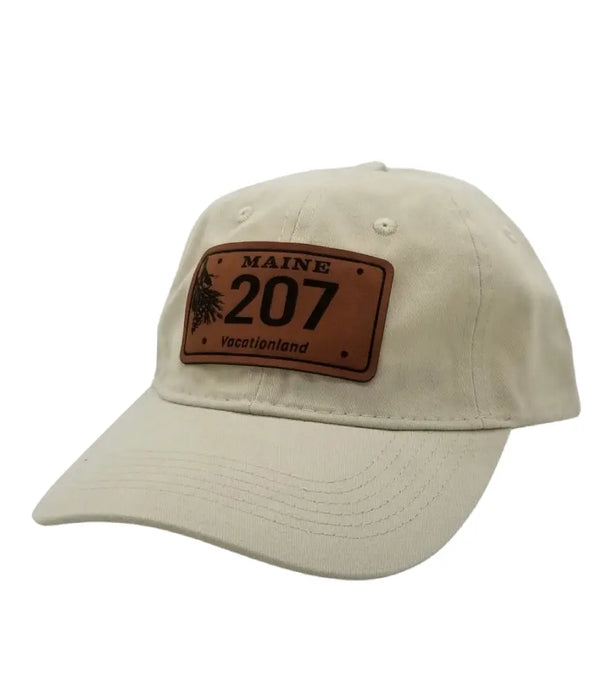 207 License Plate Twill Hat SHOP ROGUE WEAR - product.metafields.shopify.color-pattern Hats Stone