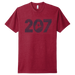207  T-Shirt SHOP ROGUE WEAR T-shirt 3XL-Cardinal-Red