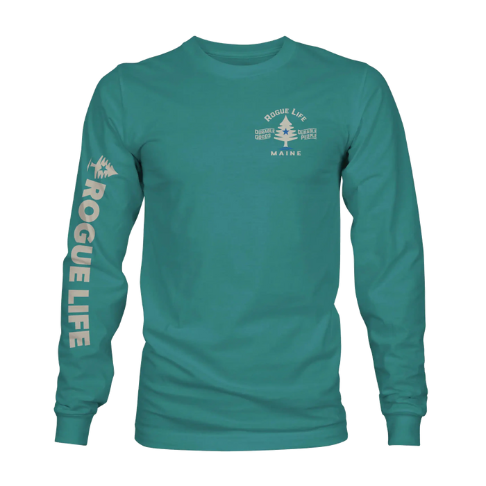 Durable People Long Sleeve SHOP ROGUE WEAR Long Sleeve 3XL-Peacock