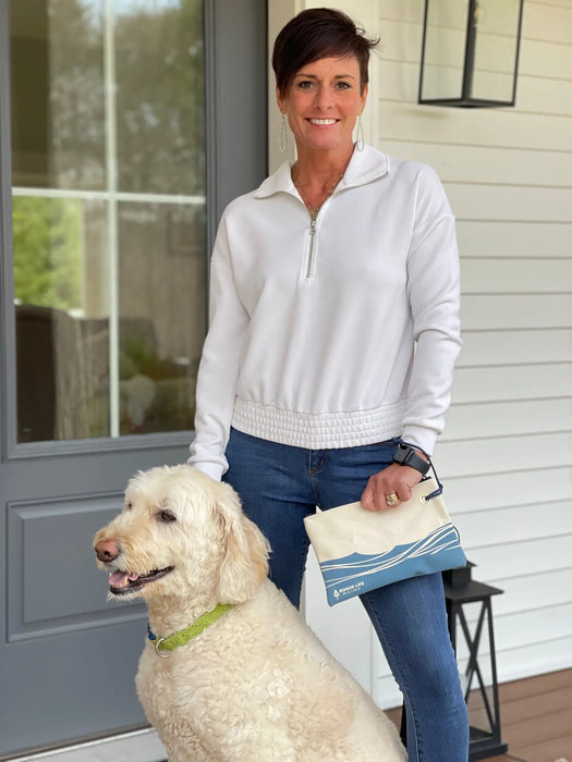 Taste the Seas Zipper Pouch Wristlet ROGUE LIFE MAINE