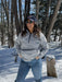 Women's Striped Windbreaker Lined Pullover - Anchor ROGUE LIFE MAINE OUTERWEAR