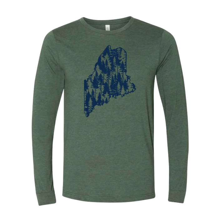 Pine State Long Sleeve SHOP ROGUE WEAR Long Sleeve 3XL-Heather-Forest