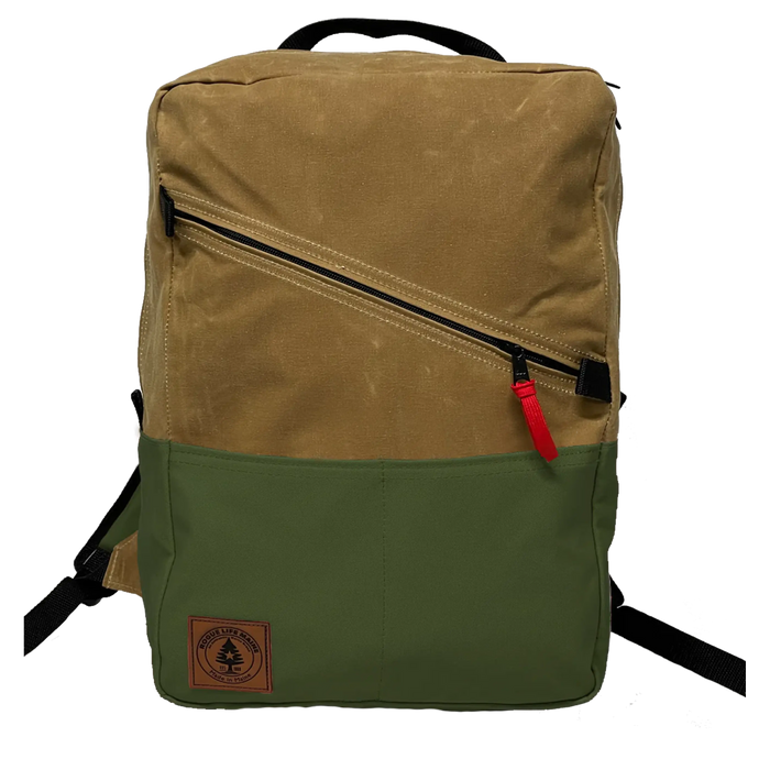 Big Benny Backpack 21L - Worn Wax Canvas SHOP ROGUE WEAR Bags Moss-Green