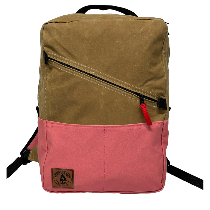 Big Benny Backpack 21L - Worn Wax Canvas SHOP ROGUE WEAR Bags Rose-Pink