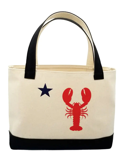 Maine Lobster Flag Large Tote Bag SHOP ROGUE WEAR Bags